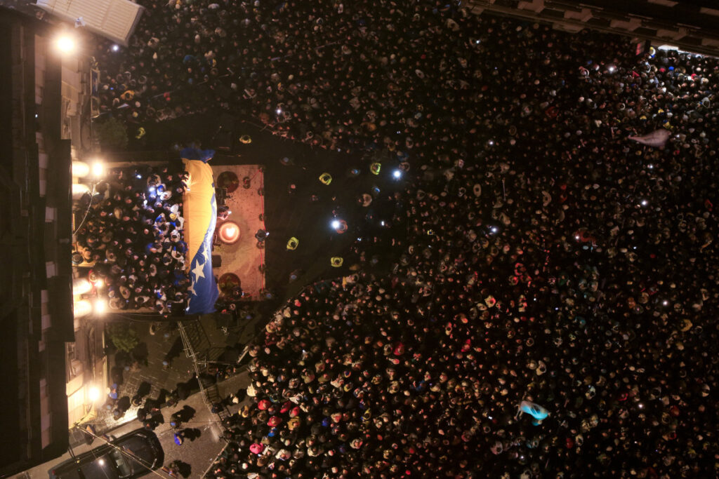 (FOTO/VIDEO) Historic celebration in Bosnia and Herzegovina after the Dragons qualified for the World Cup