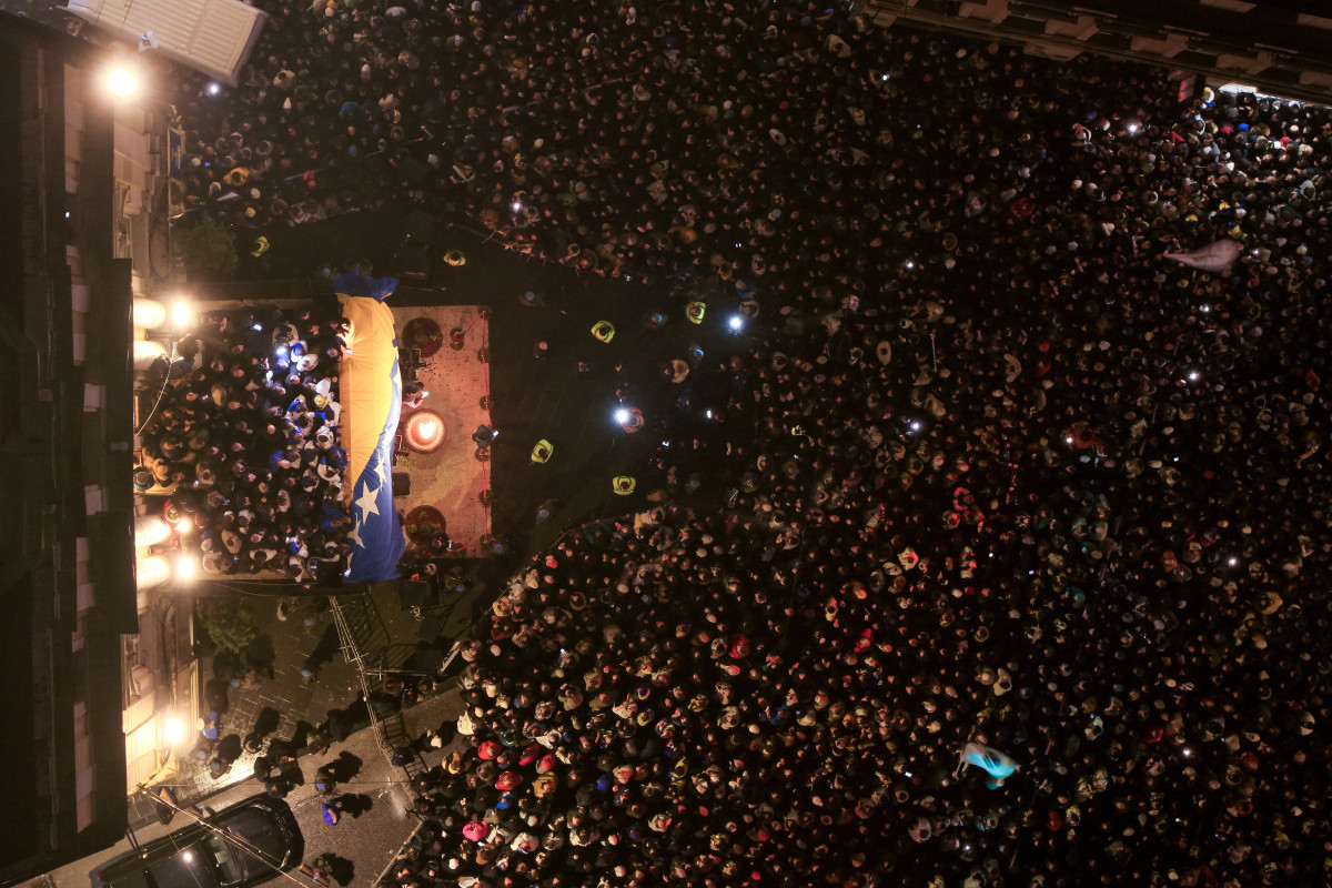 (FOTO/VIDEO) Historic celebration in Bosnia and Herzegovina after the Dragons qualified for the World Cup