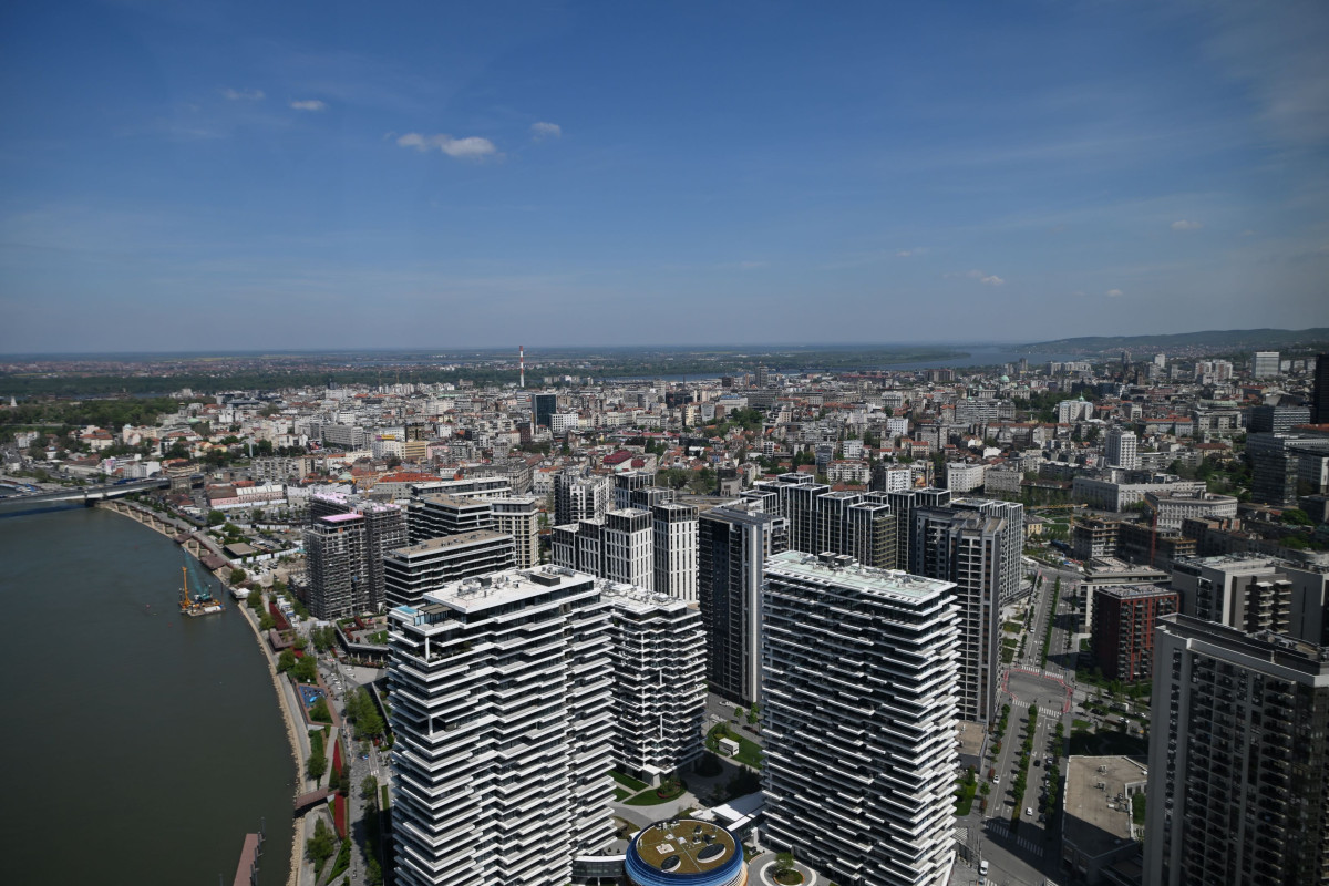 (PHOTO/VIDEO) “The Most Beautiful Part of Southeast Europe”: 168 Meters High Observation Deck Opened at Kula Beograd